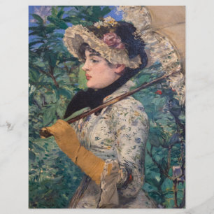 Flyer Jeanne (Primavera)  Por Édouard Manet