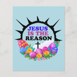 Flyer Jesús es la razón - La corona de Pascua