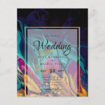 Jewel Tones BODA INK Plum Purple Marina Verde azul
