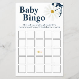 Flyer Juego de Bingo Bebé Daisy