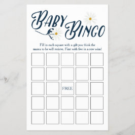 Flyer Juego de bingo Daisy Baby