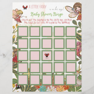 Flyer Juego de Bingo de Bicho Bebé de Ladybug Cansado