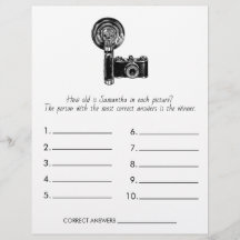 Juego de ducha de novia supongo que Boda de edad