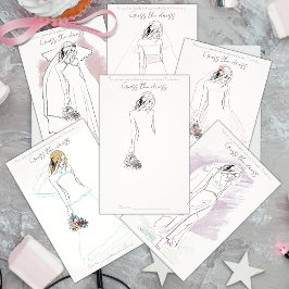 Flyer Juego De Ducha De Novias Adivinan El Vestido