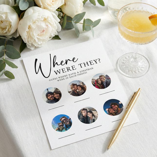 Flyer JUEGO DE FIESTA DE BODAS Dónde Estaban Ellos (Subido por el creador)