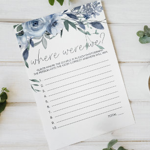 Flyer Juego de Flores Azules Polvorientas Donde Estábamo