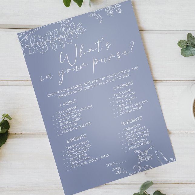 Flyer Juego de Flores Periwinkle en tu cartera (Subido por el creador)