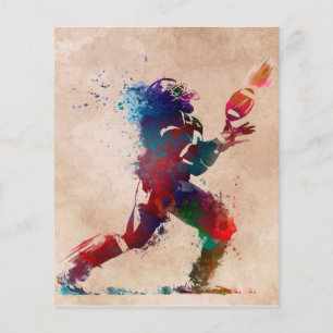 Flyer Juego de fútbol americano