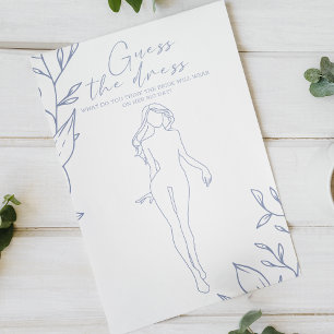 Flyer Juego de la Novia Flores de Vinca Adivina el Vesti