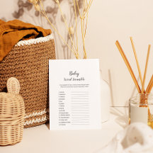 Juego de palabras desordenadas para bebé en baby s