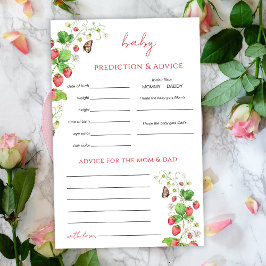 Flyer Juego de Predicciones de Fresa