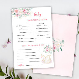 Flyer Juego de predicciones del cisne de la princesa