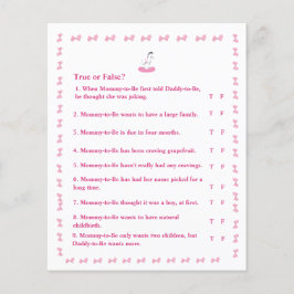 Flyer Juego T/F de Personalizable de caballo rosado y bl