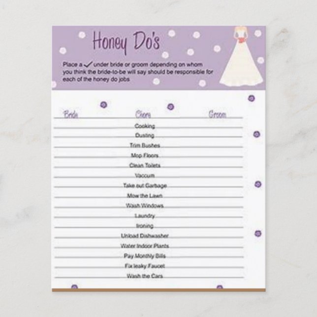 FLYER JUEGOS DE DESPEDIDA DE SOLTERA (Frente)