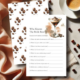 Flyer Juegos De Ducha De Novias Que Conoce El Café De No