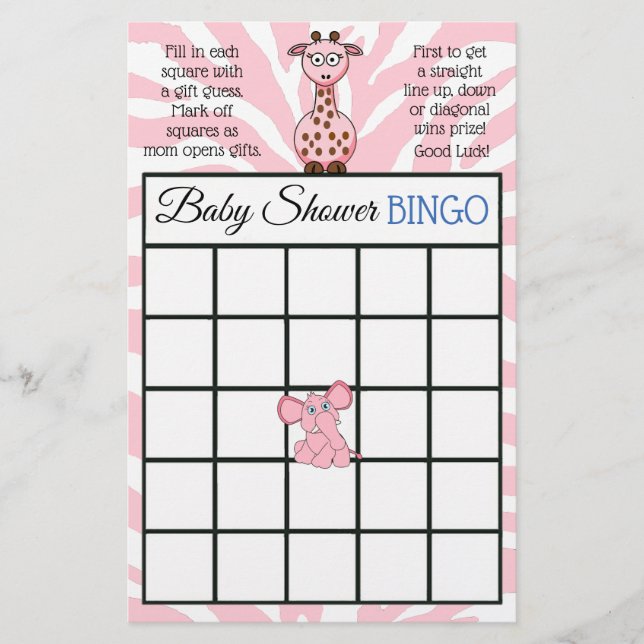 Flyer Juegos de duchas infantiles con temática de Jungle (Frente)