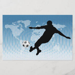 Flyer Jugador de fútbol