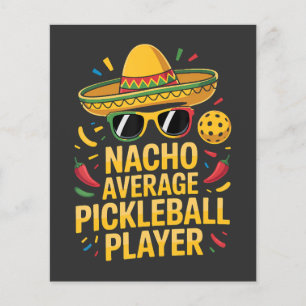 Flyer Jugador de Pickleball No Promedio