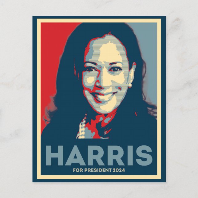 Flyer Kamala Harris Por El Presidente 2024 (Frente)