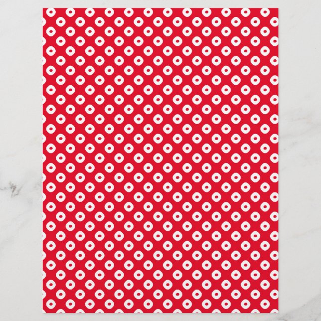 Flyer "Kanoko" Fawn Spot Pattern White (Frente)