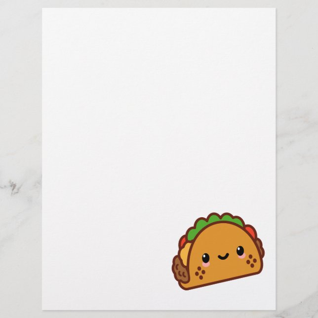 Flyer Kawii Taco Face (Frente)