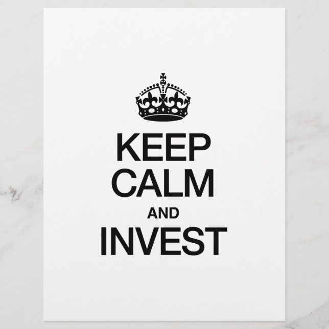 FLYER KEEP CALM AND INVEST (Frente)