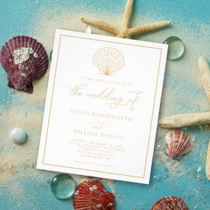 Flyer La boda de la marisma de la playa de Budget invita