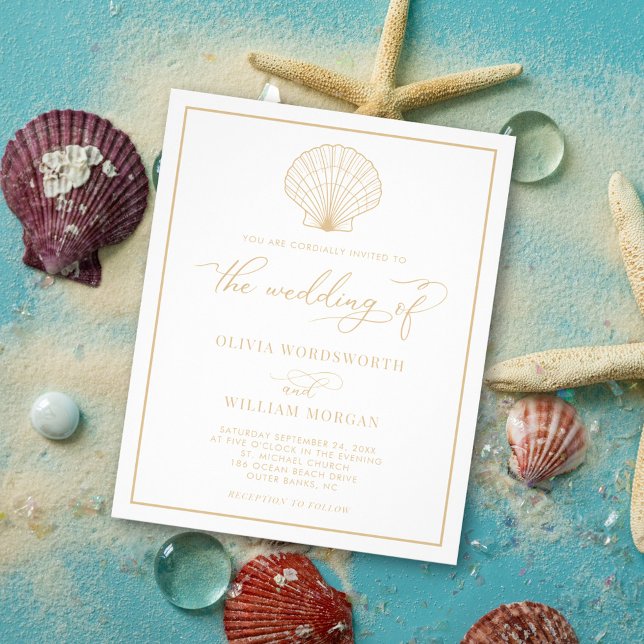 Flyer La boda de la marisma de la playa de Budget invita (Subido por el creador)