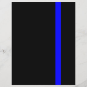 Flyer La decoración simbólica y delgada de la línea azul