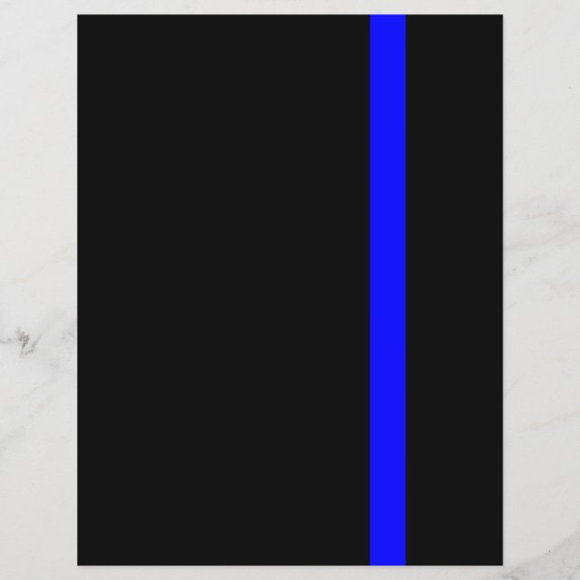 Flyer La decoración simbólica y delgada de la línea azul (Frente)