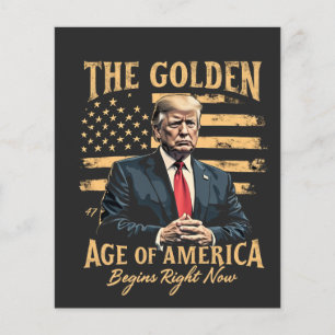 Flyer La Edad de Oro de América Comienza Ahora