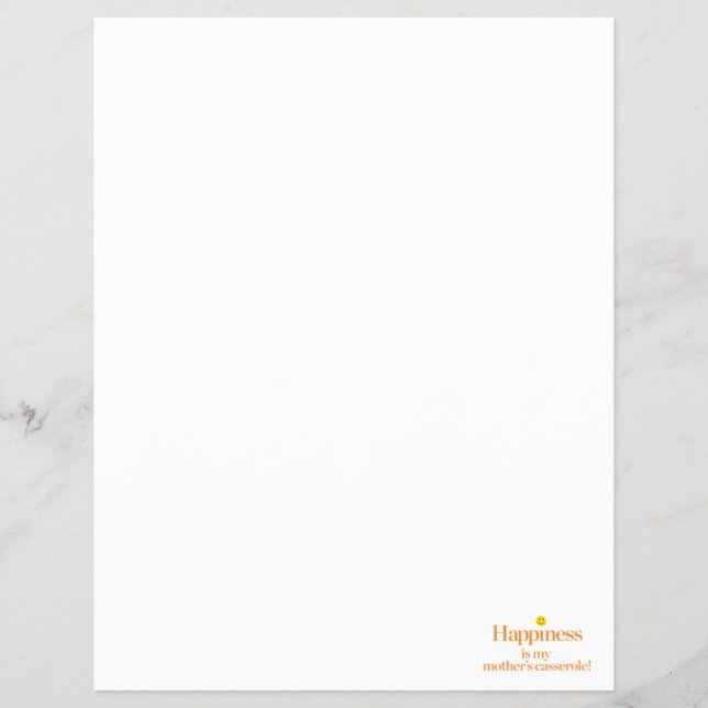 Flyer La felicidad es la cazuela de mi madre (Frente)