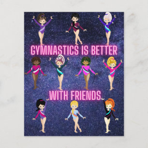 Flyer La gimnasia es mejor con los amigos
