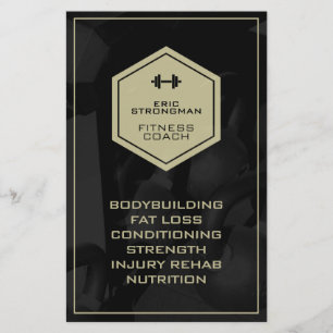 Flyer La industria del fitness inspirada en el masculino