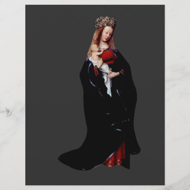 Flyer La Madonna en la Iglesia, por Jan van Eyck (Frente)