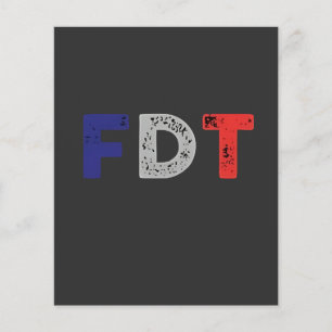Flyer La Maga anti Trump FDT se resiste a la democracia