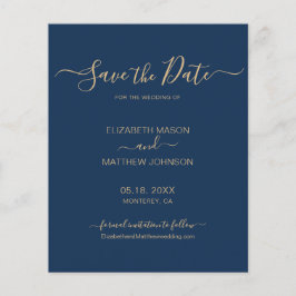 Flyer La marina de guiones elegantes y el oro salvan la 