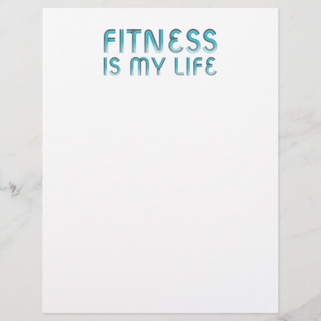 Flyer La máxima aptitud es mi vida (Frente)