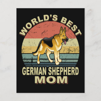 Flyer La mejor madre pastora alemana del mundo