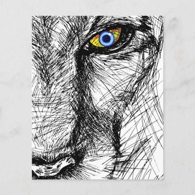 Flyer La mirada del tigre (Frente)
