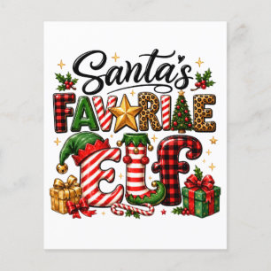 Flyer La Navidad del Elfo Favorito de Santa