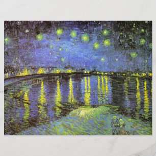 Flyer La noche estrellada de Vincent van Gogh sobre el R