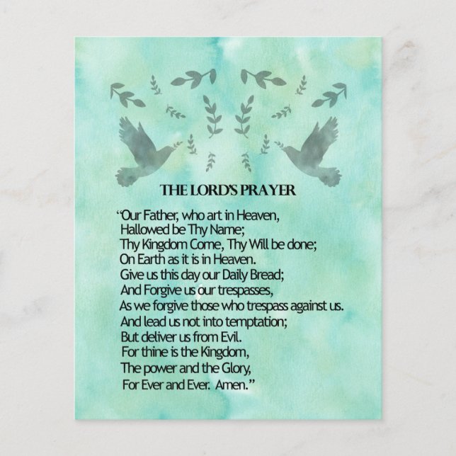 Flyer La oración del Señor (Frente)