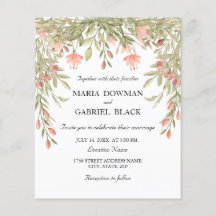 La pradera salvaje. Elegante Boda acuático de garl