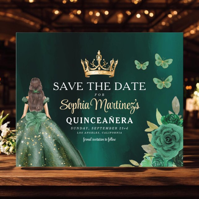 Flyer La princesa verde del presupuesto Quinceañera salv (Subido por el creador)