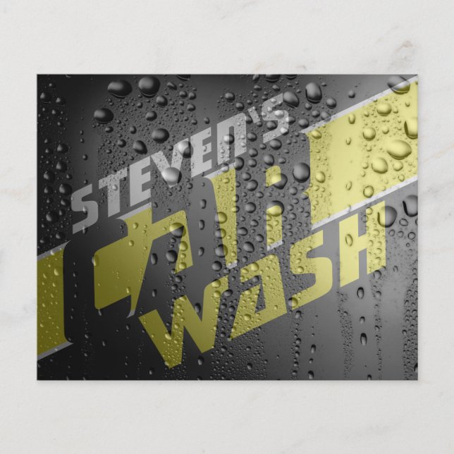 Flyer La textura de imitación metálica húmeda cae en vol (Frente)