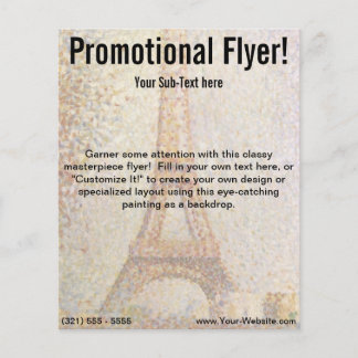 Flyer La Torre Eiffel de Georges Seurat