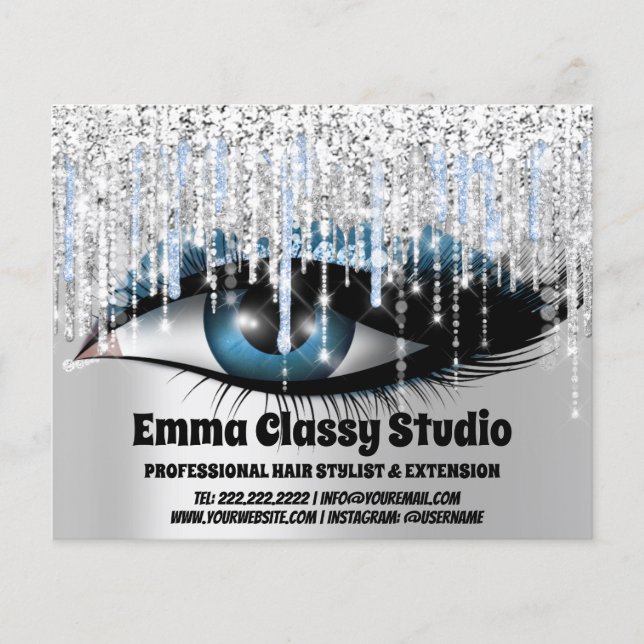 Flyer La uña de la peluquera golpea las gafas de Purpuri (Frente)