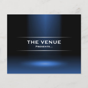 Flyer La Venue Presenta - Azul
