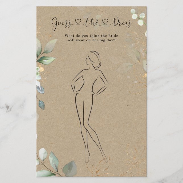 Flyer La Verdor Adivina El Juego De Ducha De Vestir Novi (Frente)